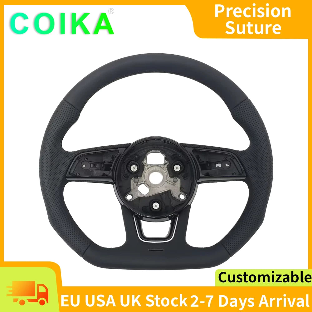 COIKA Carbon Fiber Leather Steering Wheel Upgrade For Audi Models