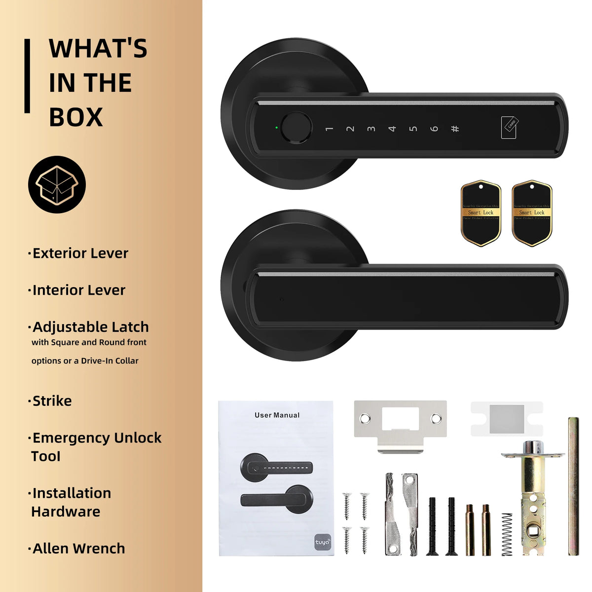 Viladepot Smart Lock With Fingerprint And Digital Passcode