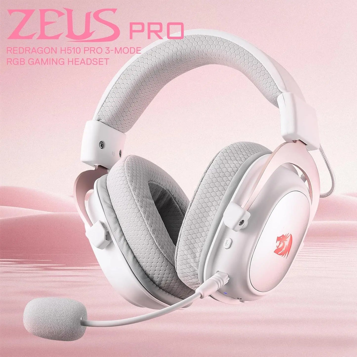 Redragon H510 PRO 7.1 RGB Surround Sound Gaming Headset