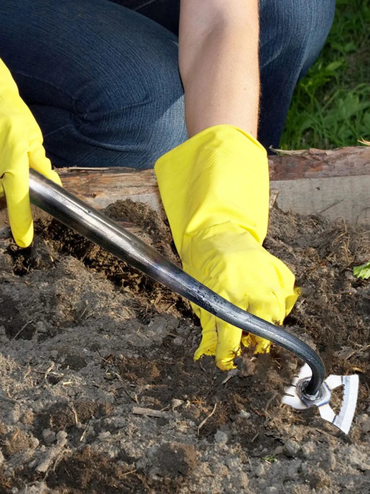 Durable Carbon Steel Hand Weeder Rake For Garden Farming