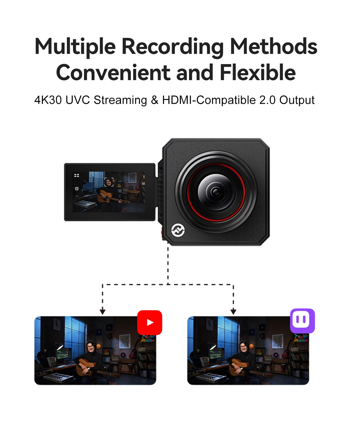 Hollyland VenusLiv Air Live Streaming Camera 4K30 For Video Recording