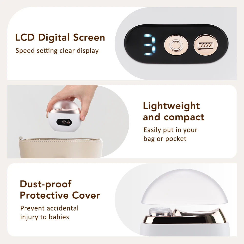 Smart Electric Nail Clippers With Led Light For Seniors