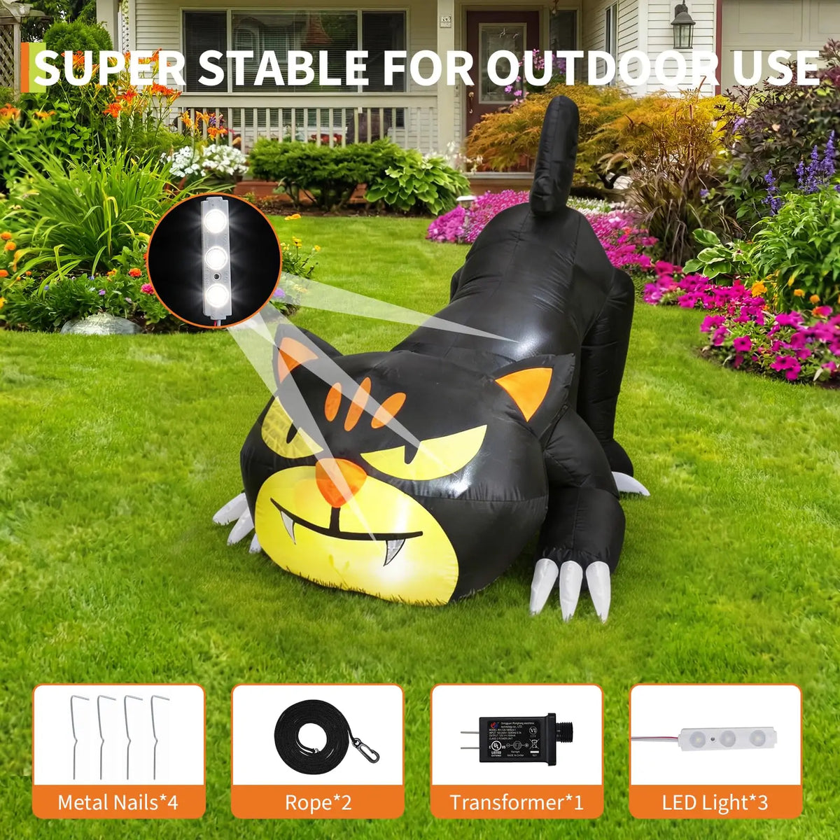 HiMISS Halloween Inflatable Outdoor Decoration With LED Lights