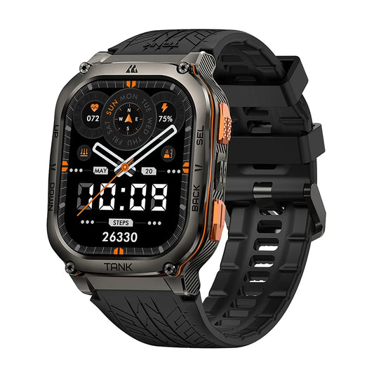 KOSPET TANK M3 Ultra GPS Smartwatch Stainless Steel 5ATM IP69K
