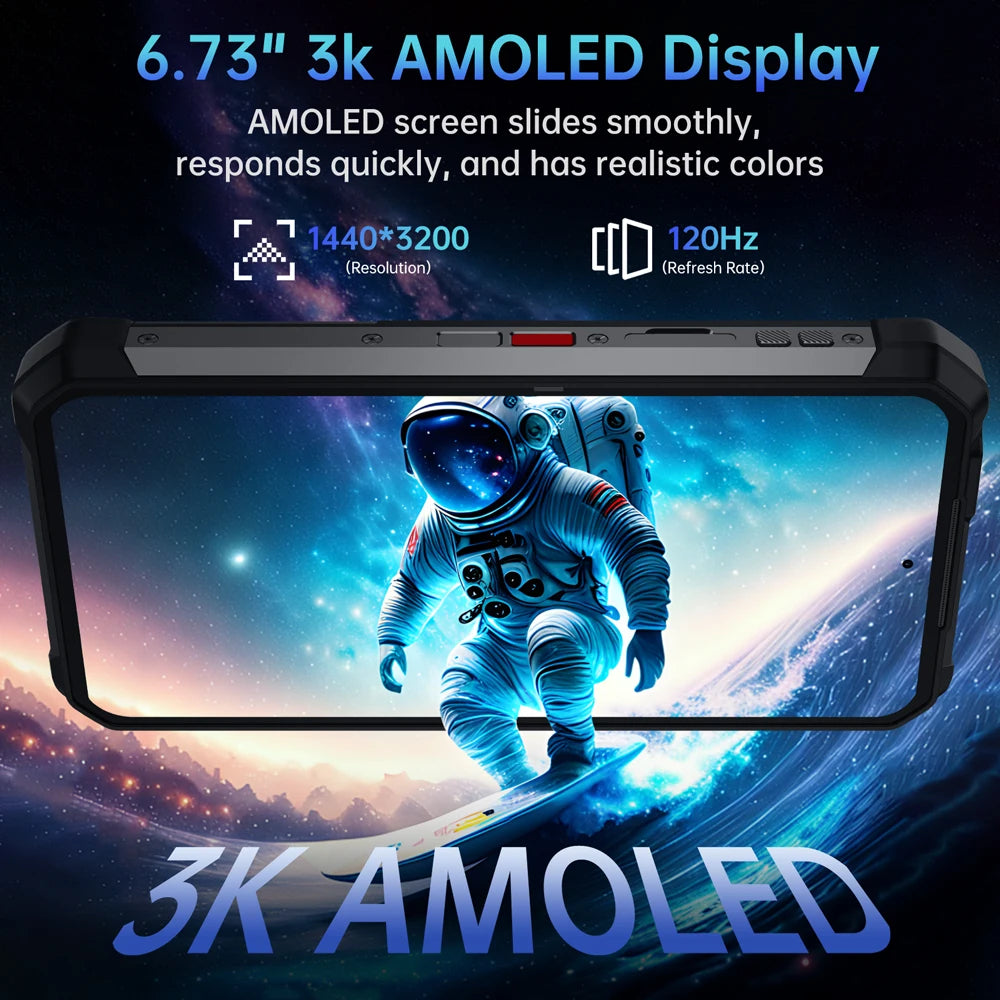 Unihertz Tank 4 Pro Android Smartphone With 720P Projector