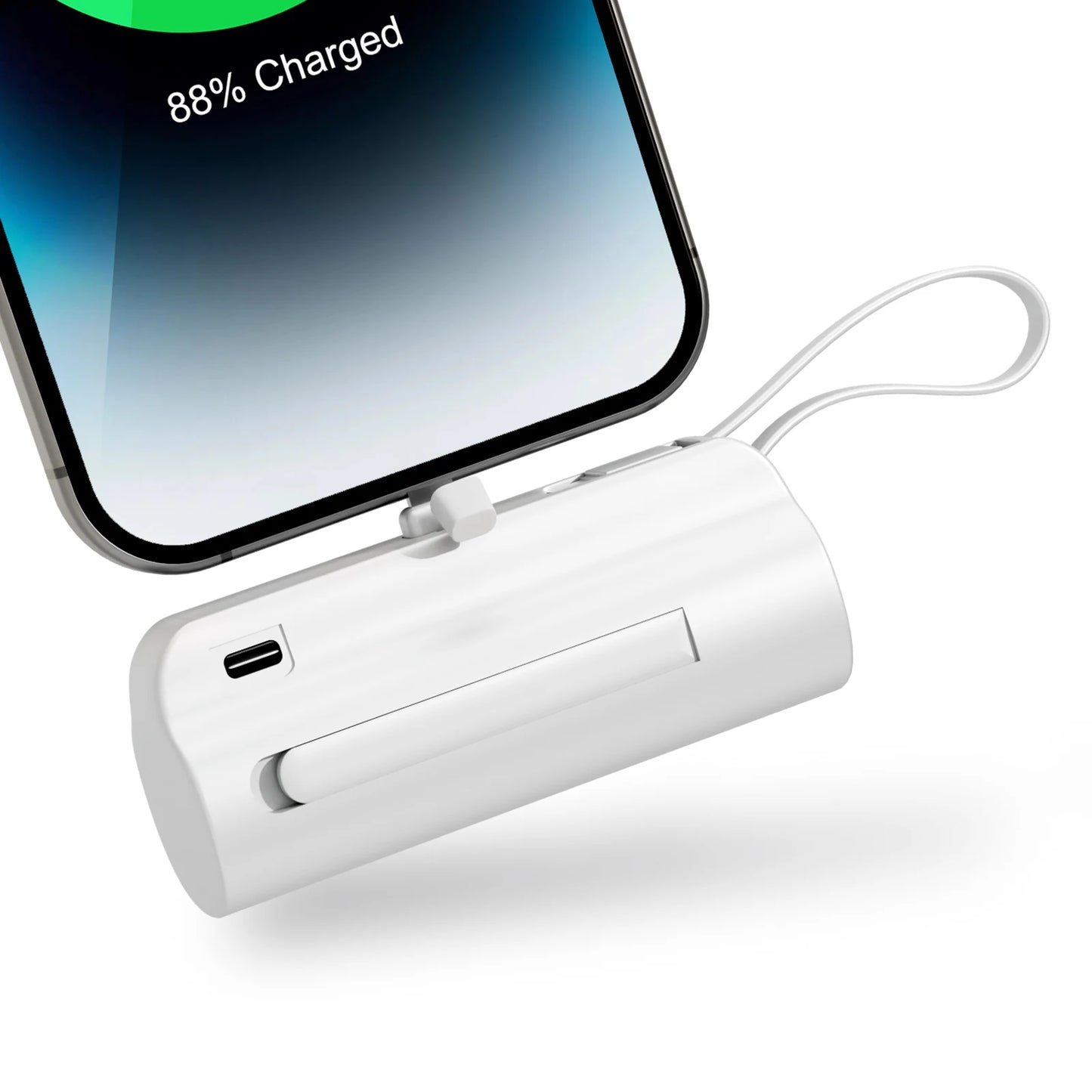Compact Power Bank 4500mAh Portable Charger With Dual USB C Ports