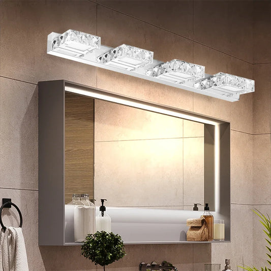 Bymaocar LED Bathroom Mirror Light Fixture Wall Mounted Makeup Lamp